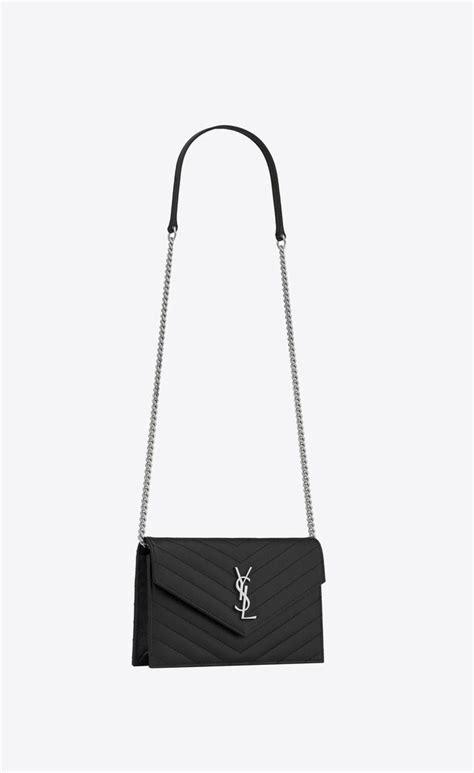 ysl envelope woc small|CASSANDRE MATELASSÉ small envelope wallet in grain de .